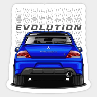 Lancer EVO IX GT (Octane Blue) Sticker